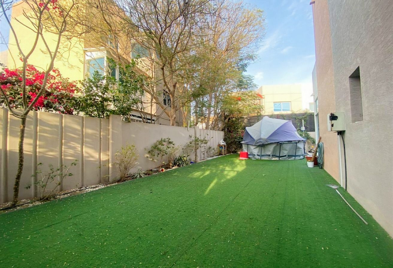 Corner plot villa with private garden in Al Reef Villas Abu Dhabi