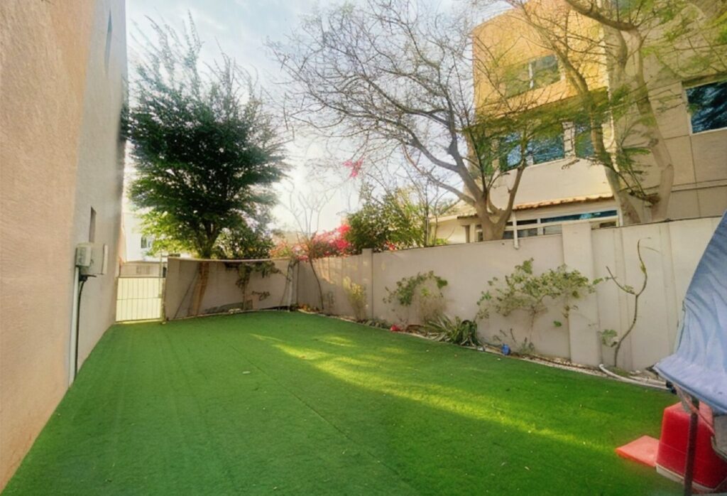 Corner plot villa with private garden in Al Reef Villas Abu Dhabi