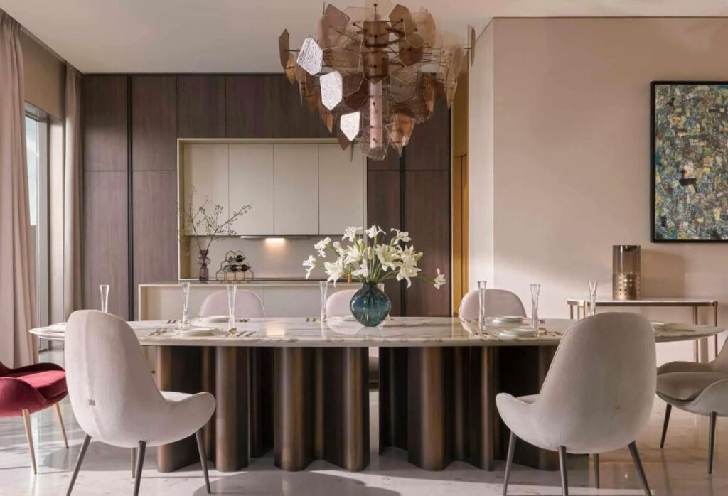 Luxury branded 1BR apartment with designer interiors in Elie Saab Waterfront Abu Dhabi