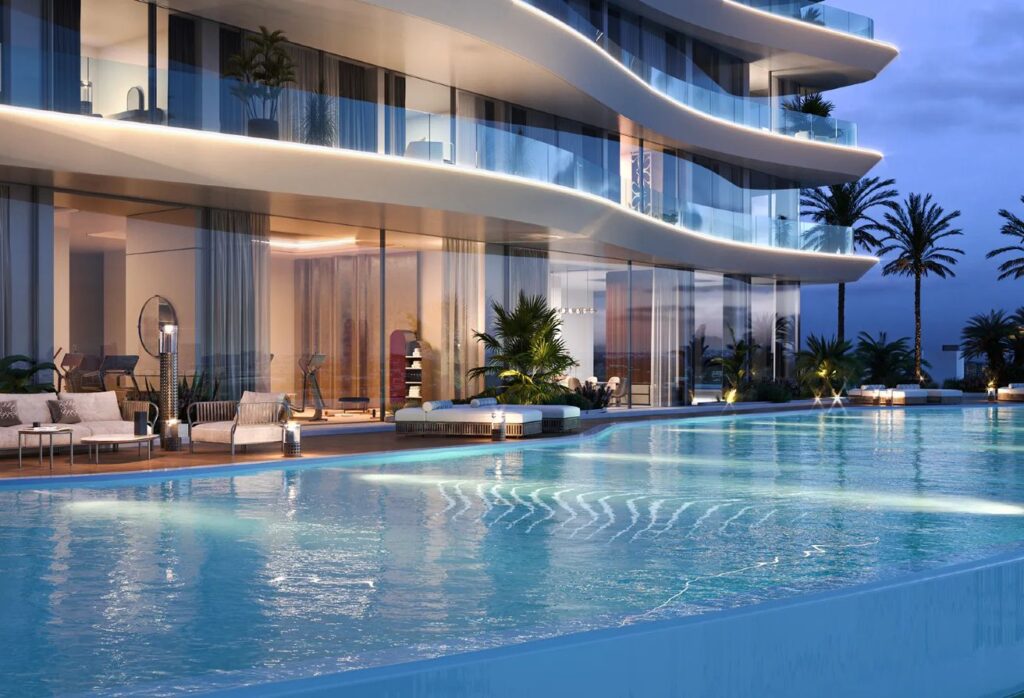 Luxury branded 1BR apartment with designer interiors in Elie Saab Waterfront Abu Dhabi