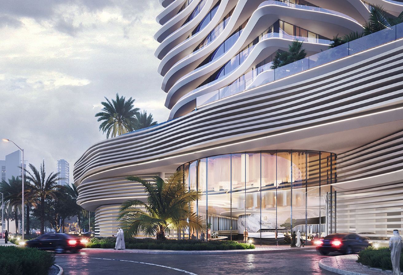 Luxury branded 1BR apartment with designer interiors in Elie Saab Waterfront Abu Dhabi