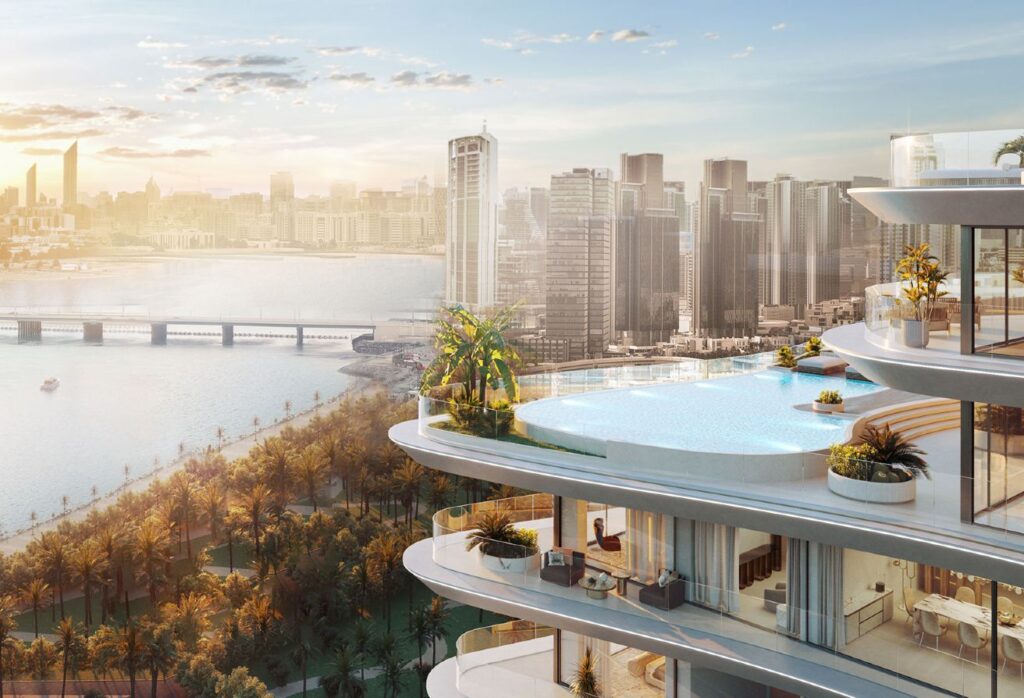 Luxury branded 1BR apartment with designer interiors in Elie Saab Waterfront Abu Dhabi