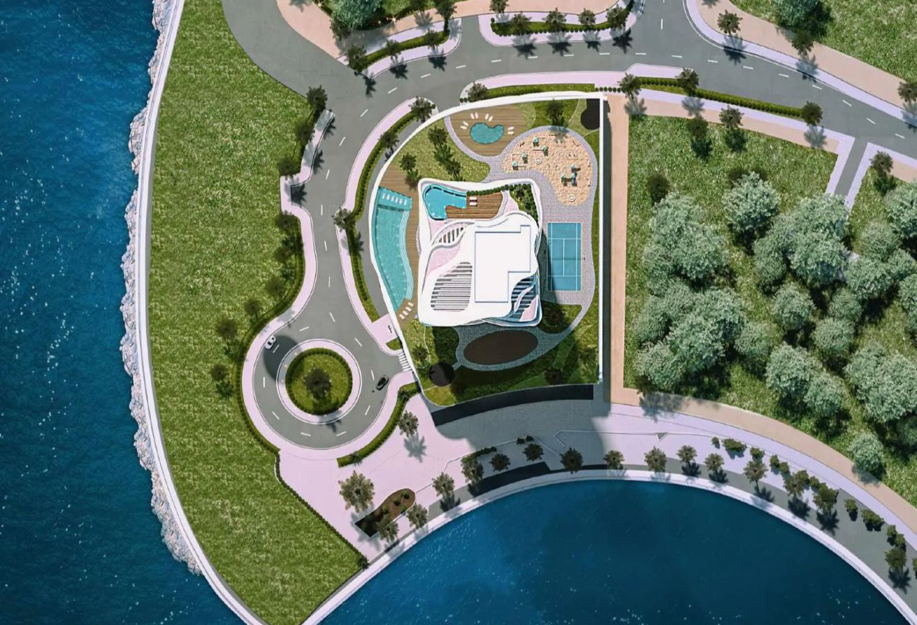 Luxury branded 1BR apartment with designer interiors in Elie Saab Waterfront Abu Dhabi