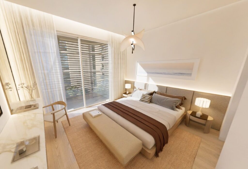 Panoramic sea view 2 bedroom plus study apartment in Fahid Beach Residences, Fahid Island.