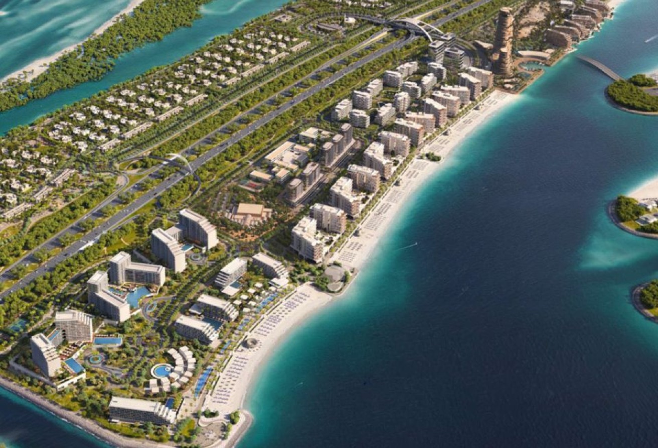 Panoramic sea view 2 bedroom plus study apartment in Fahid Beach Residences, Fahid Island.