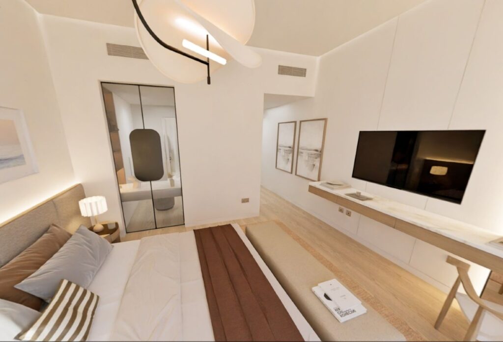 Panoramic sea view 2 bedroom plus study apartment in Fahid Beach Residences, Fahid Island.