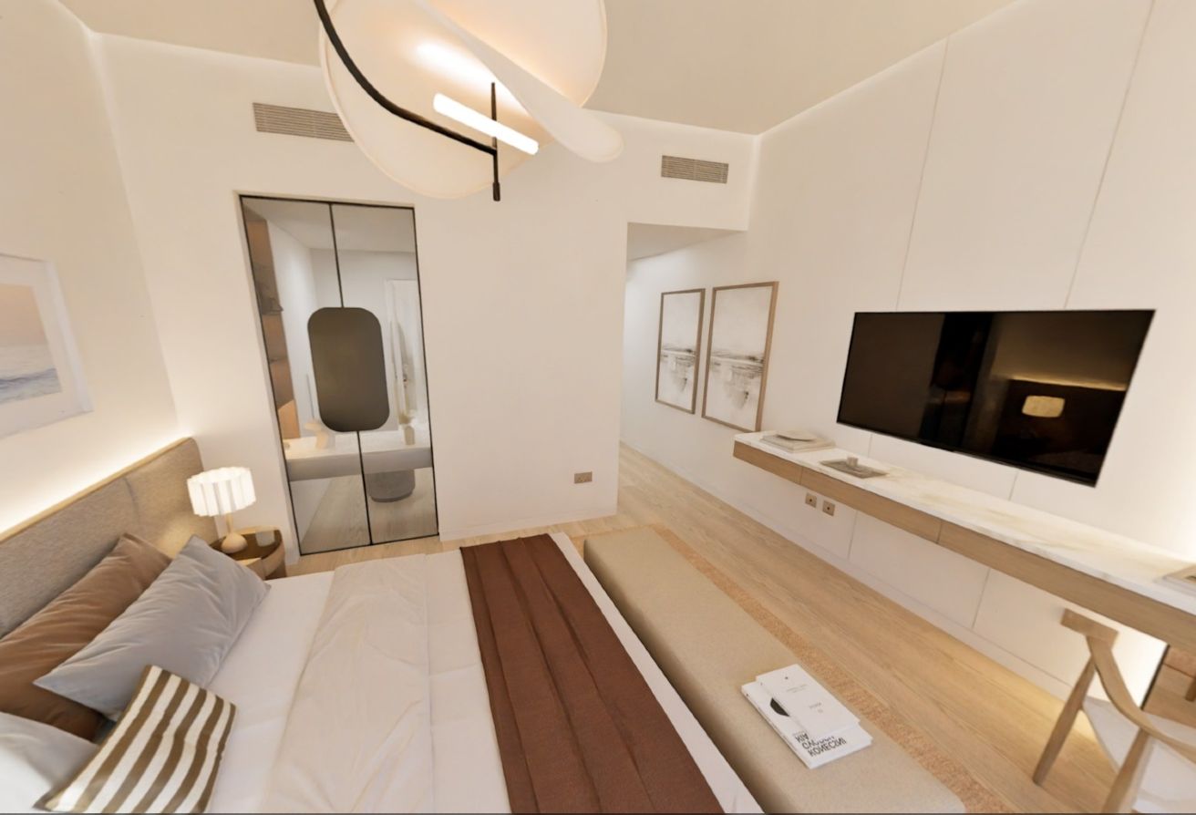 Panoramic sea view 2 bedroom plus study apartment in Fahid Beach Residences, Fahid Island.