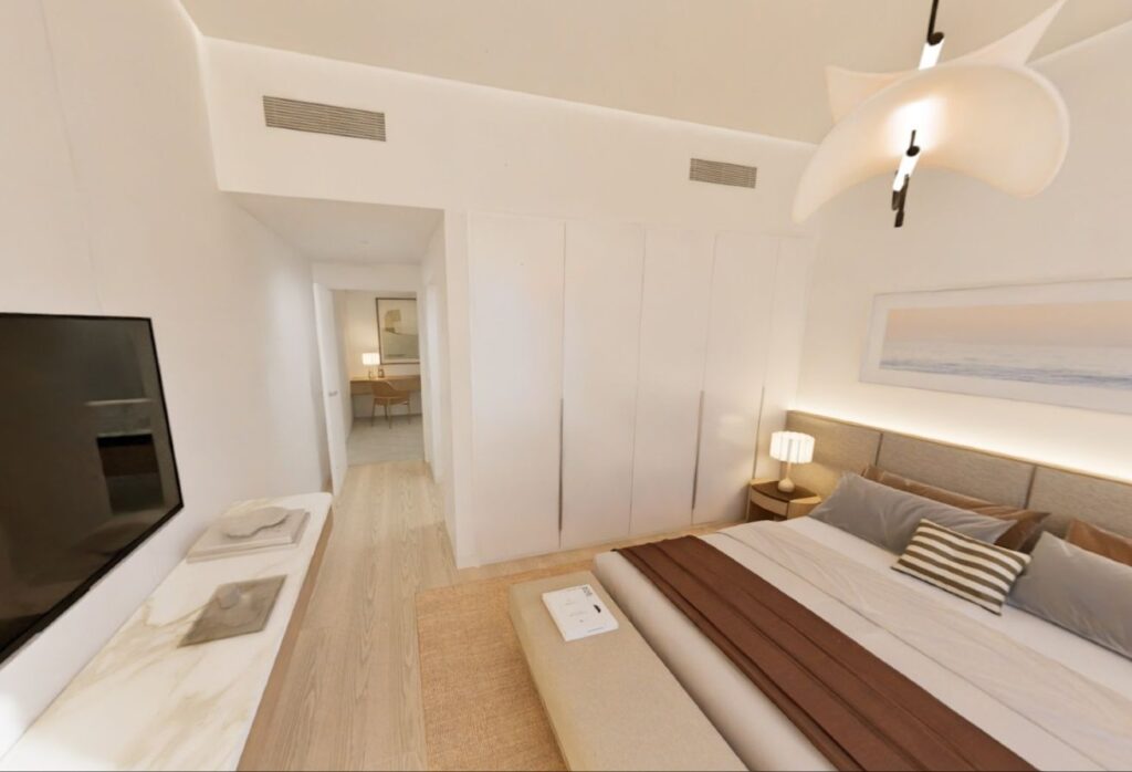 Panoramic sea view 2 bedroom plus study apartment in Fahid Beach Residences, Fahid Island.