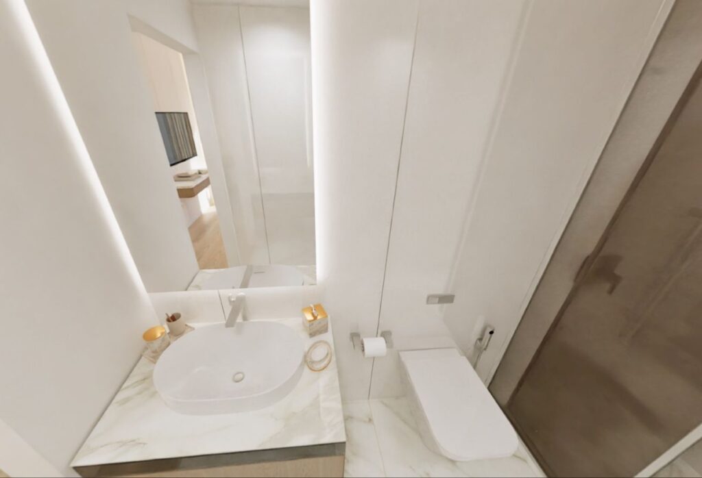 Panoramic sea view 2 bedroom plus study apartment in Fahid Beach Residences, Fahid Island.