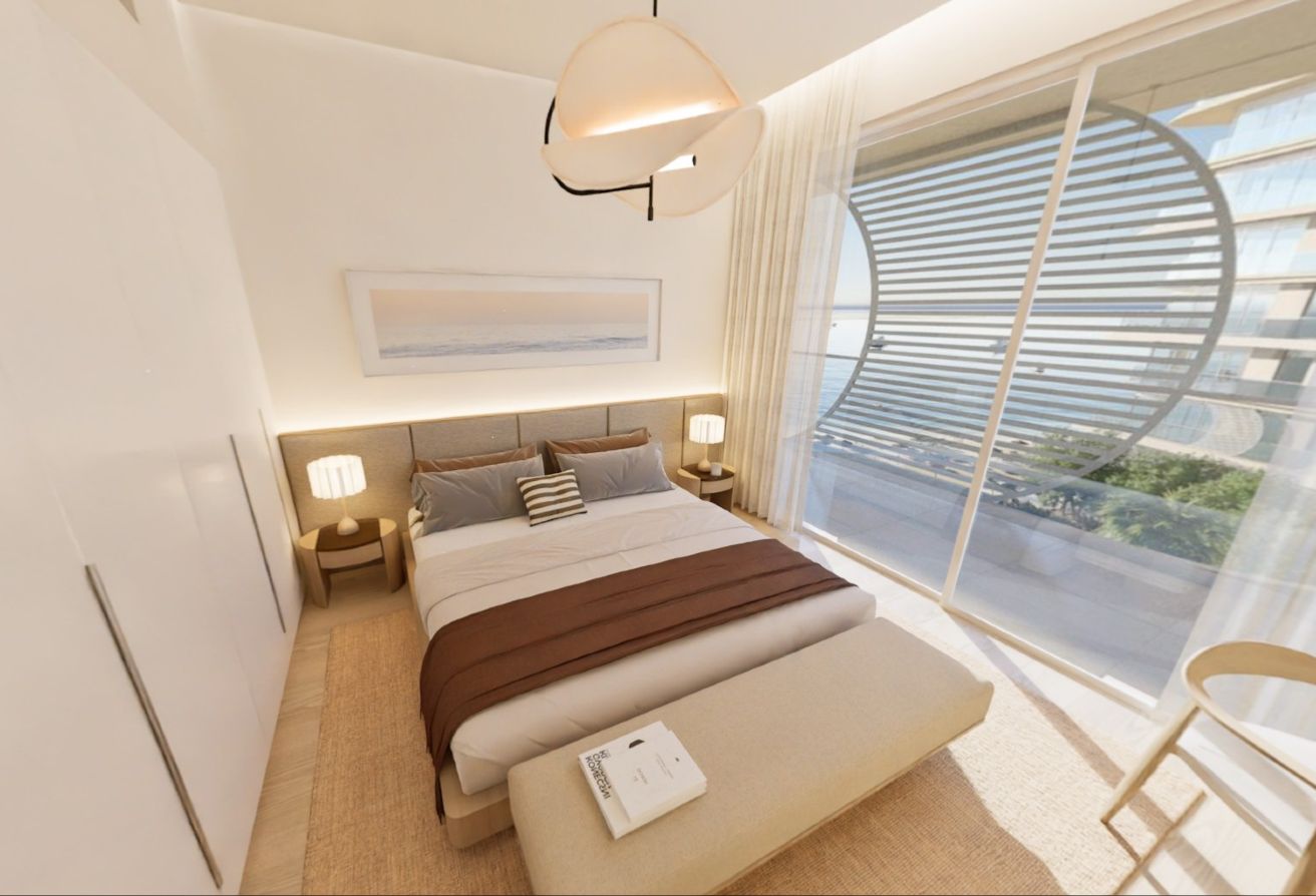 Panoramic sea view 2 bedroom plus study apartment in Fahid Beach Residences, Fahid Island.