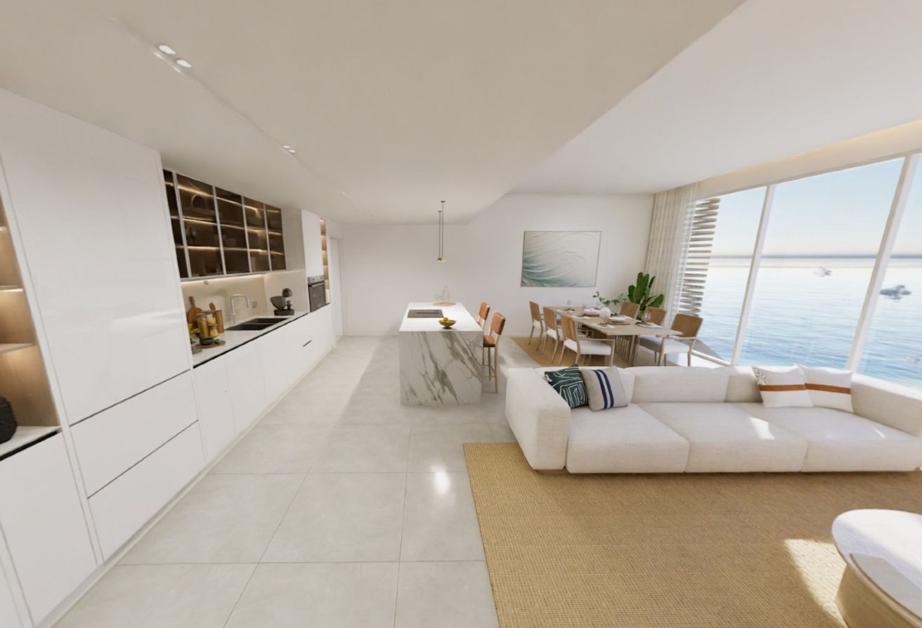 Panoramic sea view 2 bedroom plus study apartment in Fahid Beach Residences, Fahid Island.