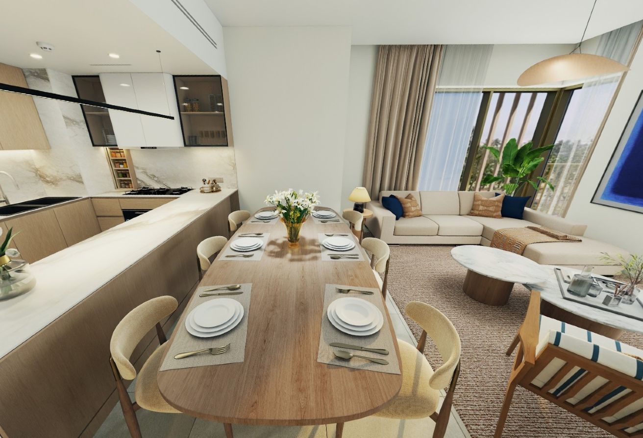 Beachfront 2 bedroom plus maid apartment in Abu Dhabi Fahid Island