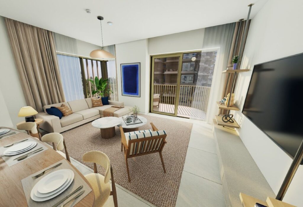 Beachfront 2 bedroom plus maid apartment in Abu Dhabi Fahid Island