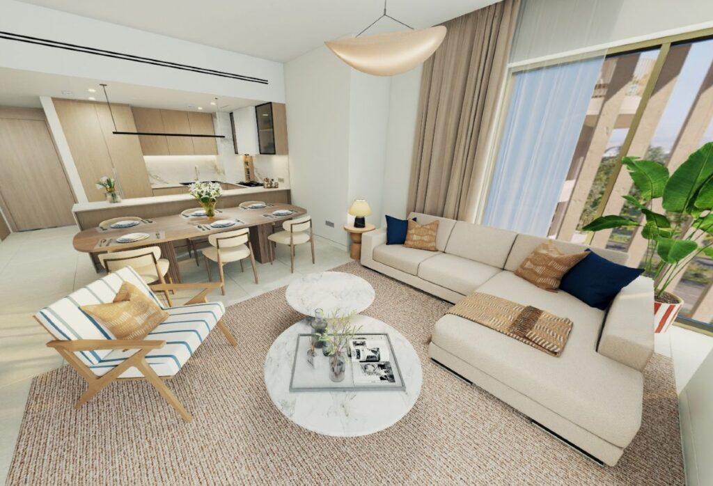 Beachfront 2 bedroom plus maid apartment in Abu Dhabi Fahid Island