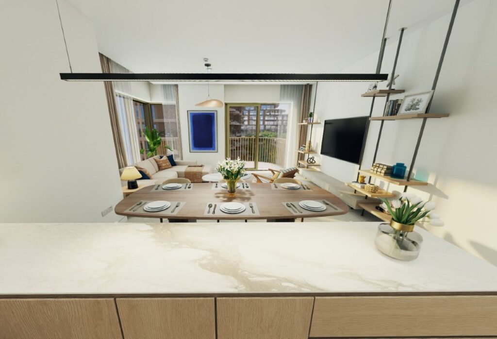 Beachfront 2 bedroom plus maid apartment in Abu Dhabi Fahid Island