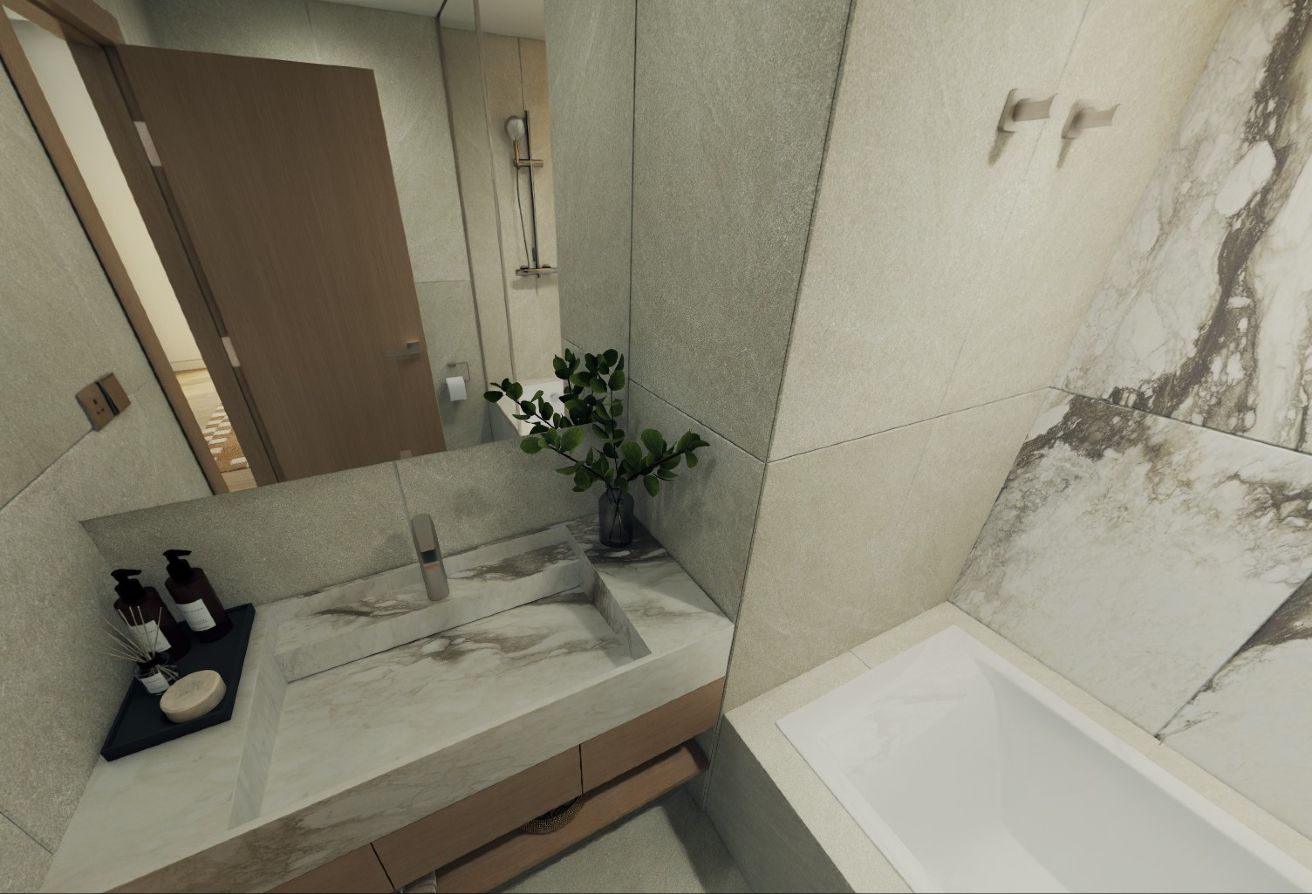 Beachfront 2 bedroom plus maid apartment in Abu Dhabi Fahid Island