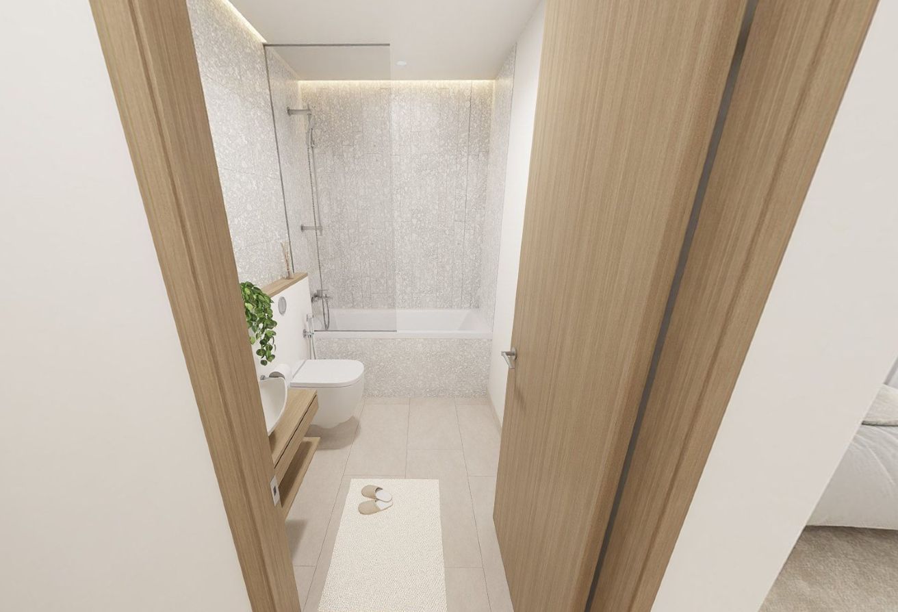 Corner unit apartment with wraparound balcony and canal outlook in Gardenia Terraces Yas Island