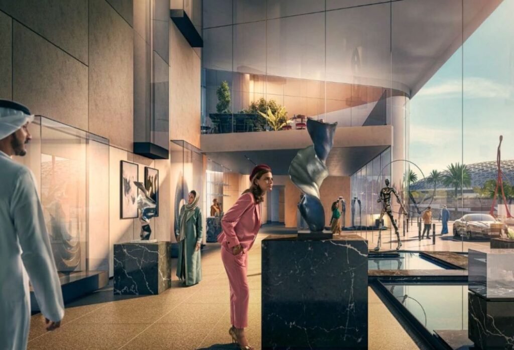 Modern 2BR plus maid unit with balcony in Louvre Abu Dhabi Residences, Saadiyat Island.