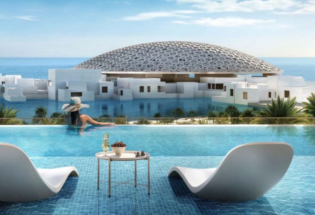 Modern 2BR plus maid unit with balcony in Louvre Abu Dhabi Residences, Saadiyat Island.