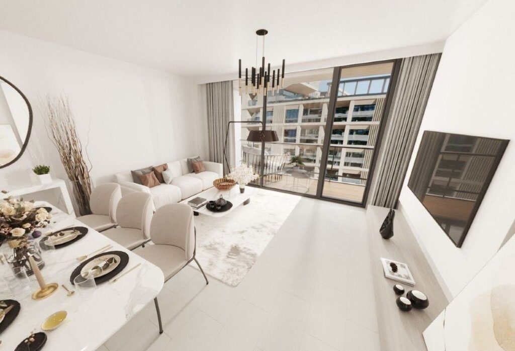 Modern 2BR plus maid unit with balcony in Louvre Abu Dhabi Residences, Saadiyat Island.