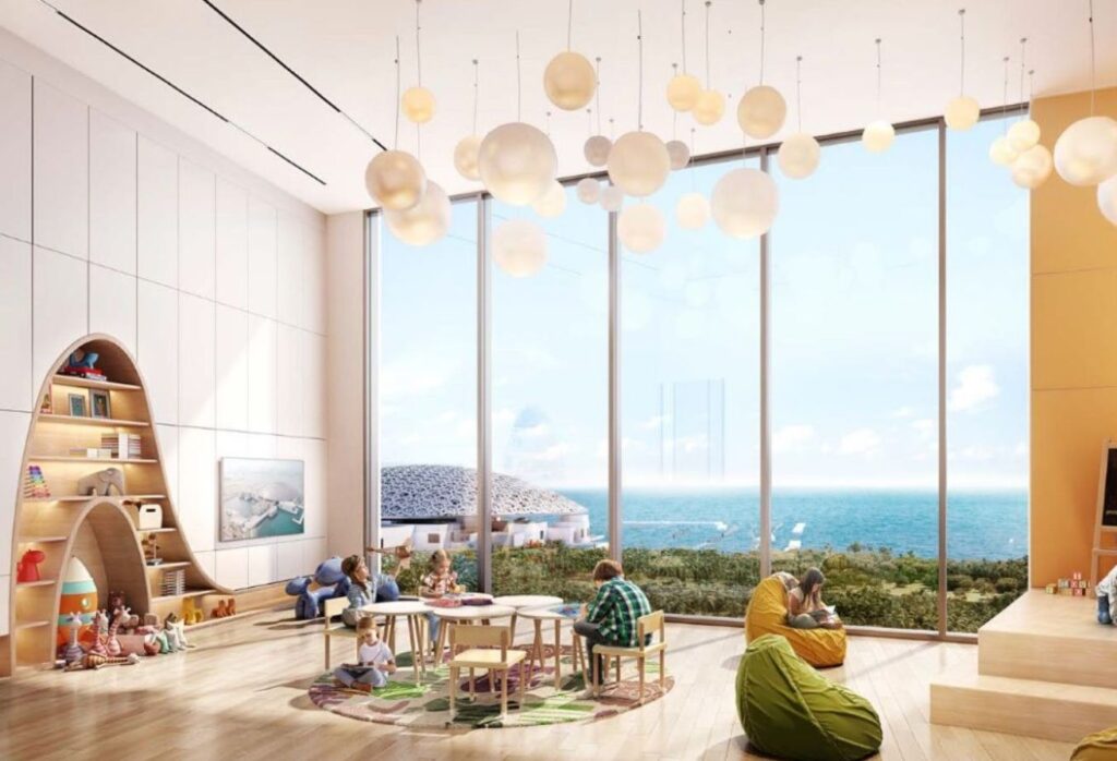 Modern 2BR plus maid unit with balcony in Louvre Abu Dhabi Residences, Saadiyat Island.