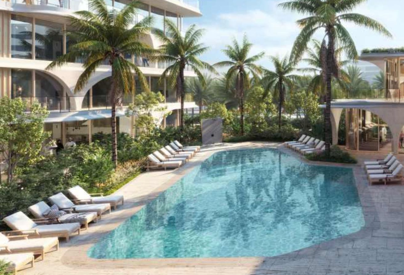 Premium 1-bedroom apartment in Mamsha Gardens with balcony overlooking Saadiyat Cultural District.