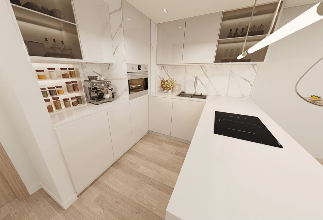 Premium 1-bedroom apartment in Mamsha Gardens with balcony overlooking Saadiyat Cultural District.