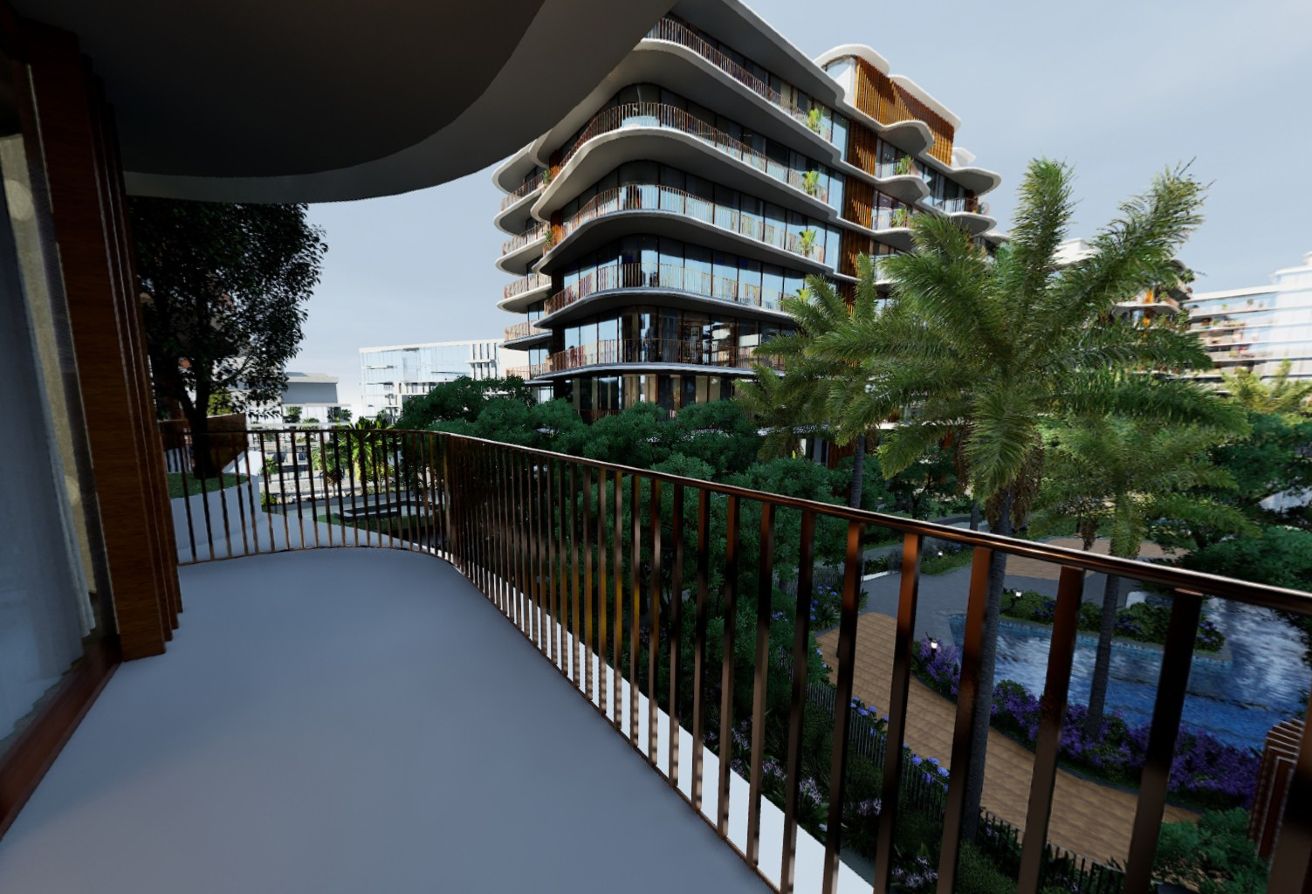 Premium 1-bedroom apartment in Mamsha Gardens with balcony overlooking Saadiyat Cultural District.