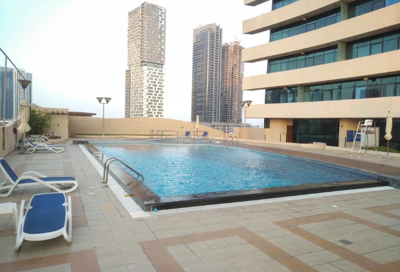 Furnished one bedroom apartment with large terrace and sea view in Marina Bay by DAMAC, Al Reem Island.