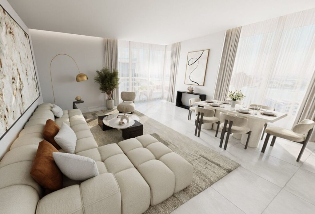 Muheira A corner apartment with wraparound balcony and canal view on Al Reem Island