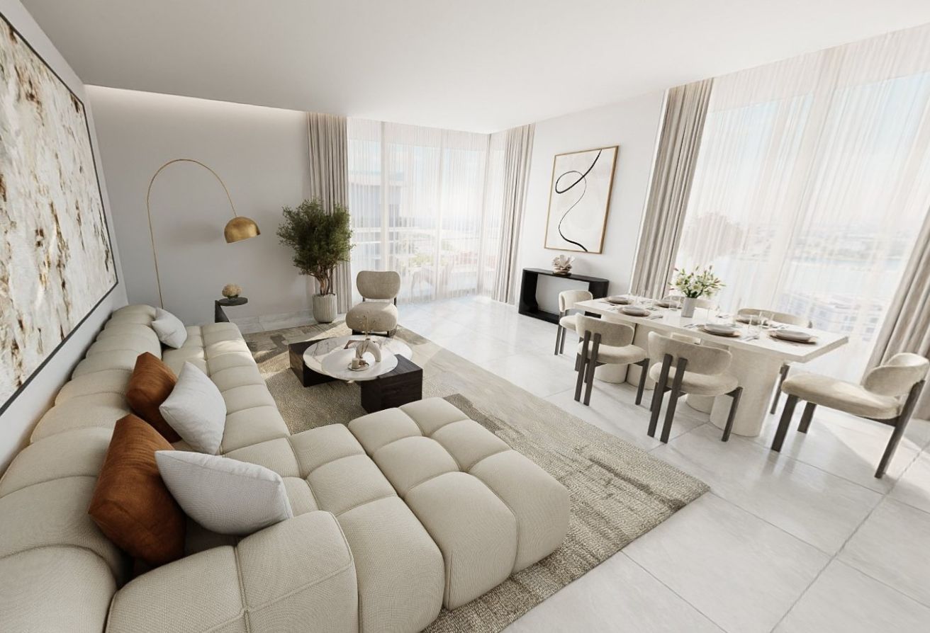 Muheira A corner apartment with wraparound balcony and canal view on Al Reem Island