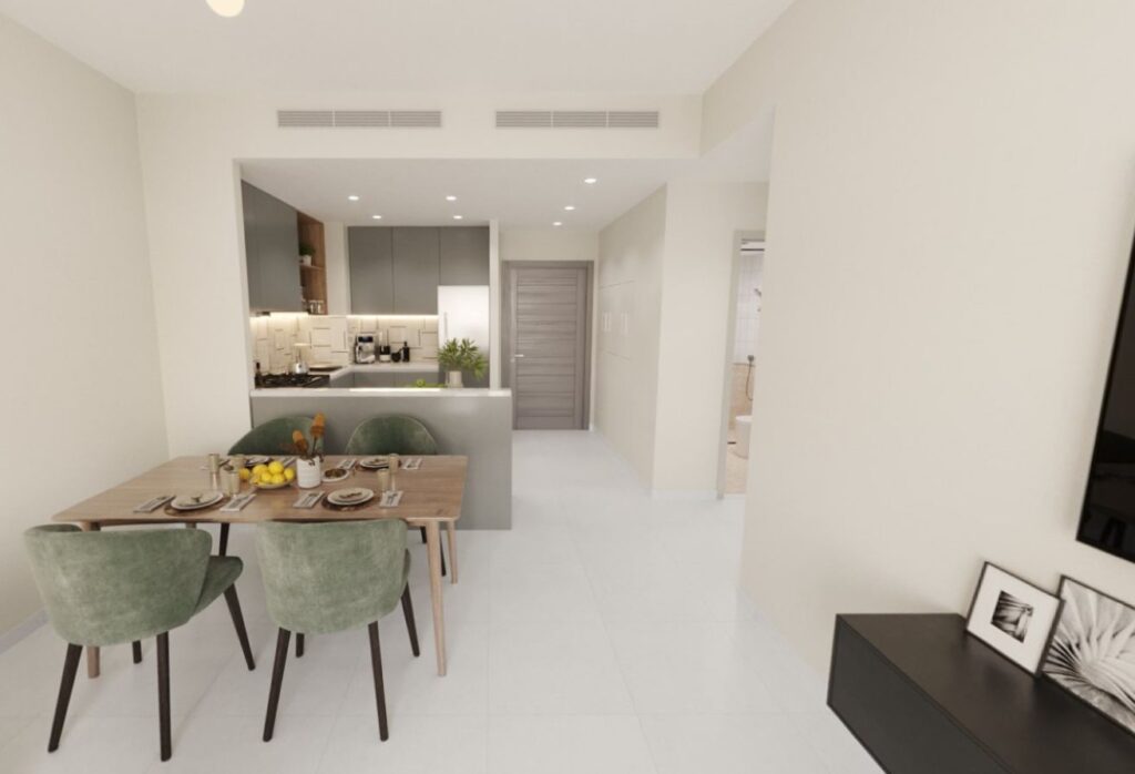 Two-bedroom resale unit in Reeman Living with bright layout and January 2025 handover.