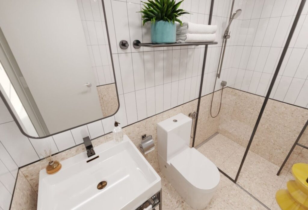 Two-bedroom resale unit in Reeman Living with bright layout and January 2025 handover.