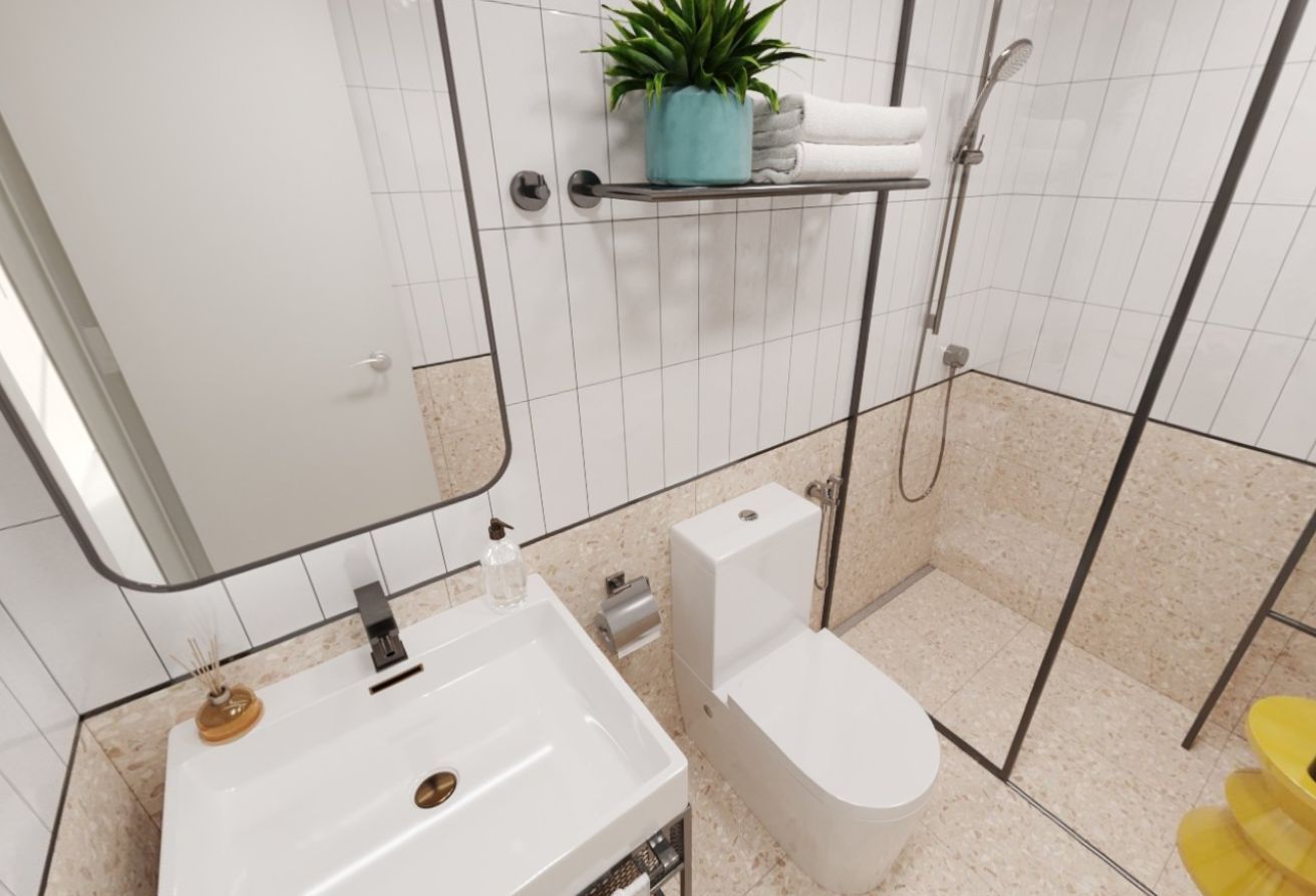 Two-bedroom resale unit in Reeman Living with bright layout and January 2025 handover.