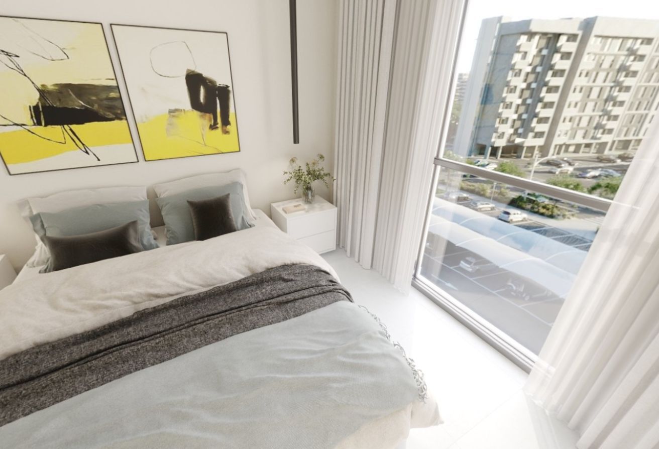 Reeman Living II 2BR apartment for sale in Al Shamkha with modern interior.