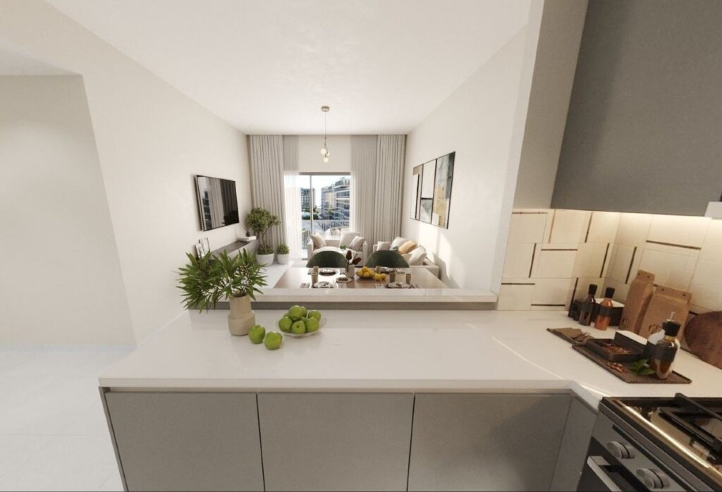 Reeman Living II 2BR apartment for sale in Al Shamkha with modern interior.