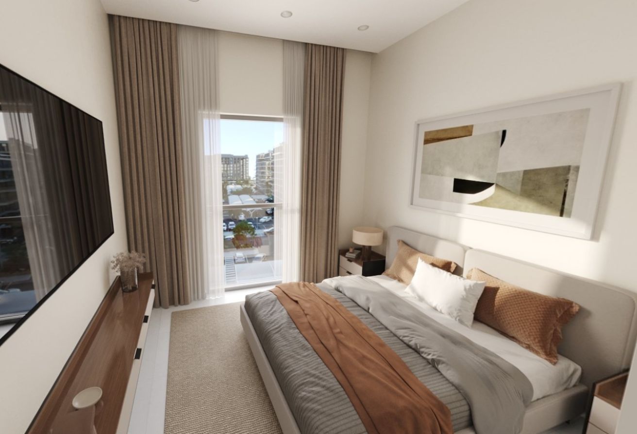 Reeman Living II 2BR apartment for sale in Al Shamkha with modern interior.