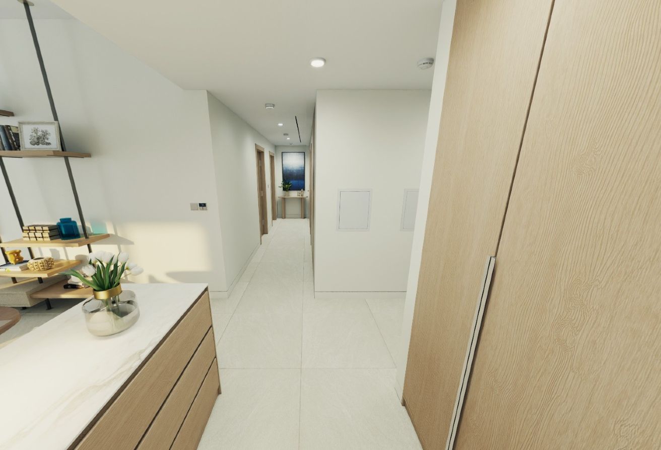 2 bedroom beachfront apartment with pool view at The Beach House, Fahid Island Abu Dhabi