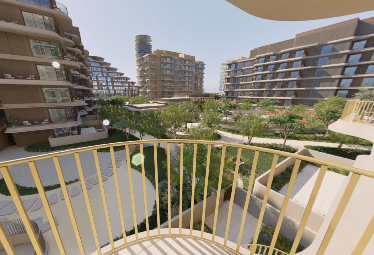 2 bedroom beachfront apartment with pool view at The Beach House, Fahid Island Abu Dhabi