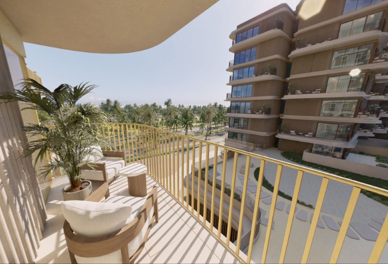 2 bedroom beachfront apartment with pool view at The Beach House, Fahid Island Abu Dhabi