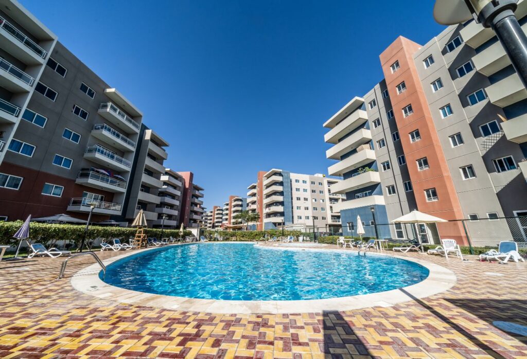 Al Reef Downtown 2 bedroom apartment with balcony and store