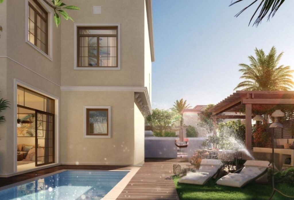 Yas Park Gate 4 bedroom corner villa single row Yas Island