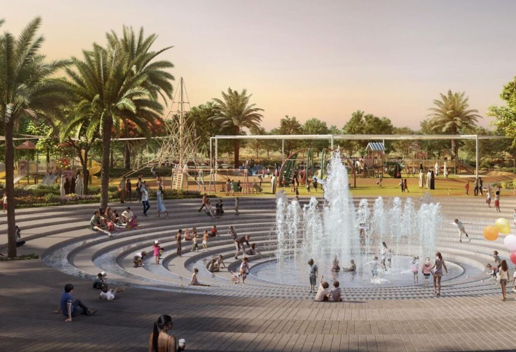 Yas Park Gate 4 bedroom corner villa single row Yas Island