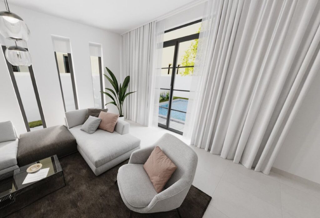 Yas Park Gate 4 bedroom corner villa single row Yas Island