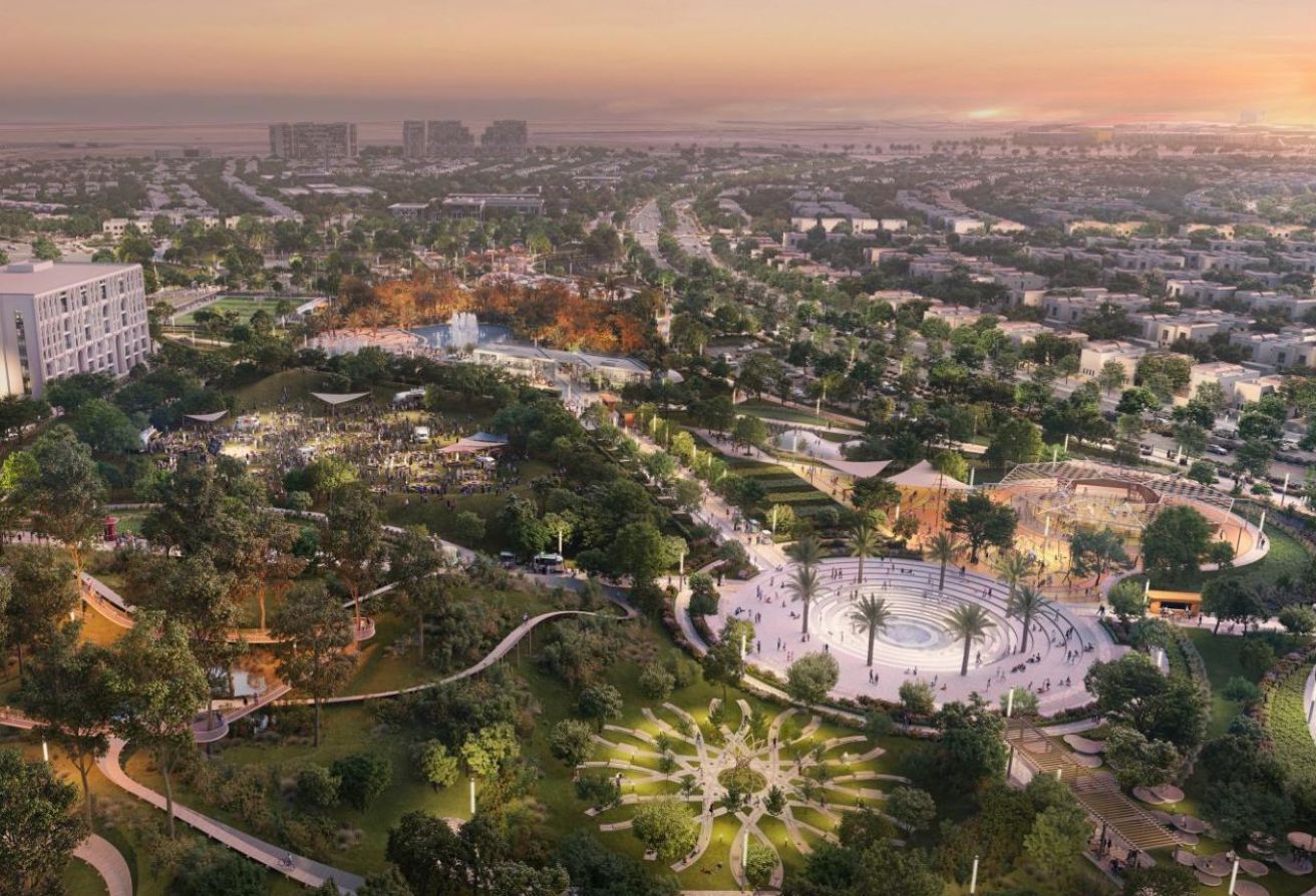 Yas Park Gate 4 bedroom corner villa single row Yas Island