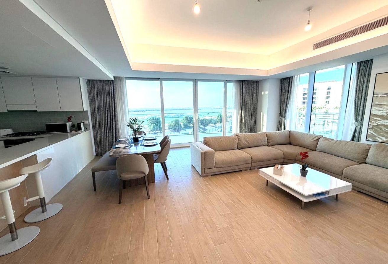 Mayan 1 Yas Island 3 bedroom apartment with beach and golf view