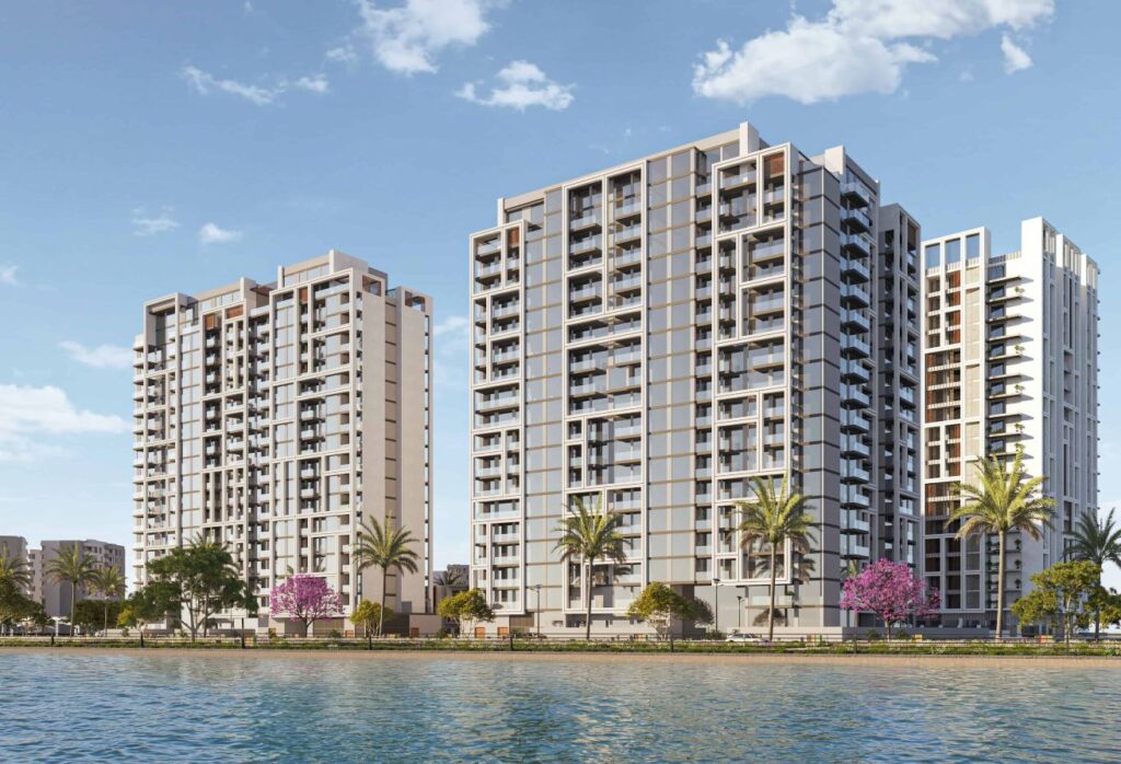 Studio apartment Selina Bay Yas Island terrace