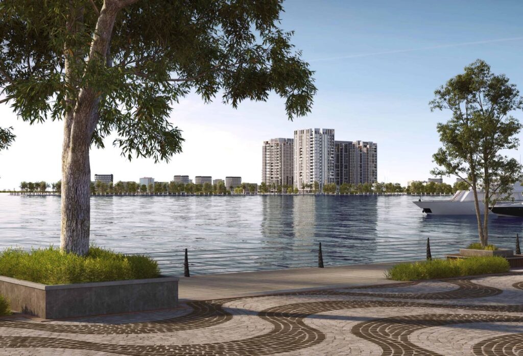 Studio apartment Selina Bay Yas Island terrace