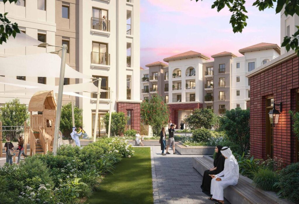 Bloom Living Granada 3 bedroom apartment garden level Zayed City