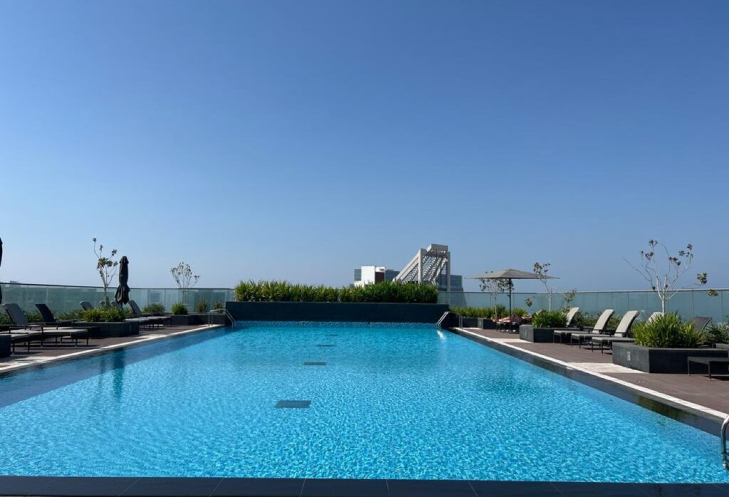 Canal Residence 1 bedroom apartment Al Reem Island terrace view